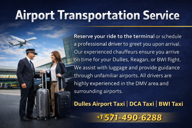 Airport transportation service Va